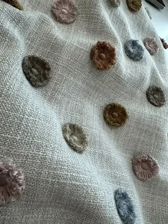 Embroidered linen